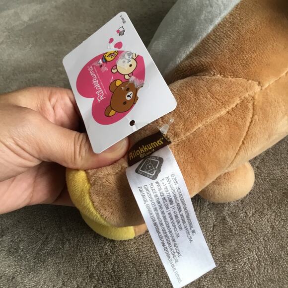 Round 1 San-x Rilakkuma Korilakkuma Pancake Dango Stick Plush Doll Toy New 15” - Picture 7 of 7